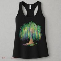 Mardi Gras Bead Tree Celebration Women's Tank Top thumb 3