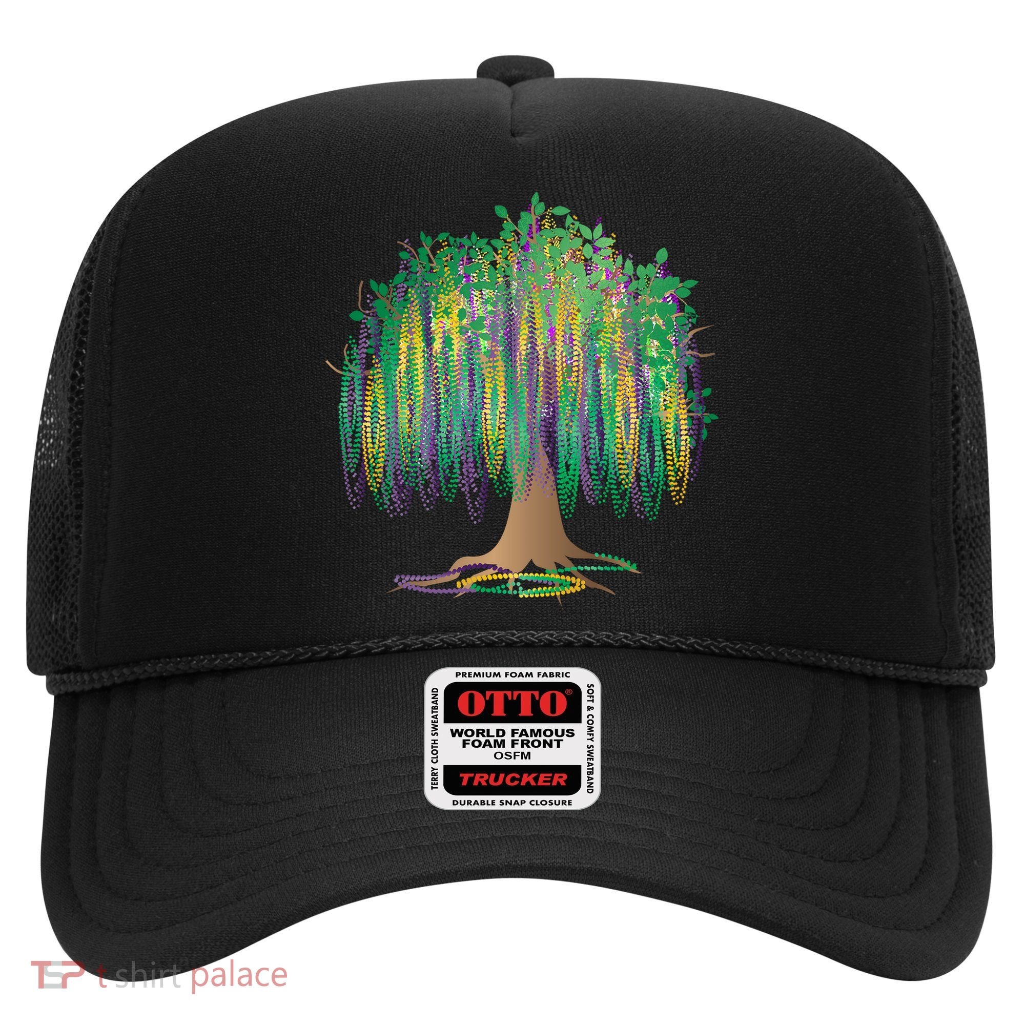 Mardi Gras Bead Tree Celebration Hat