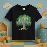 Mardi Gras Bead Tree Celebration Toddler T-Shirt thumb 3