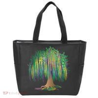Mardi Gras Bead Tree Celebration Tote Bag thumb 0