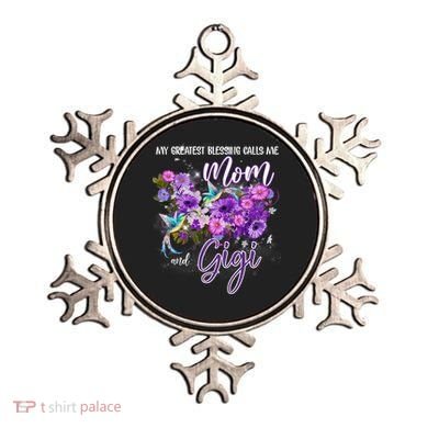 My Greatest Blessing Calls Me Mom And Gigi Hummingbirds Gift Ornament