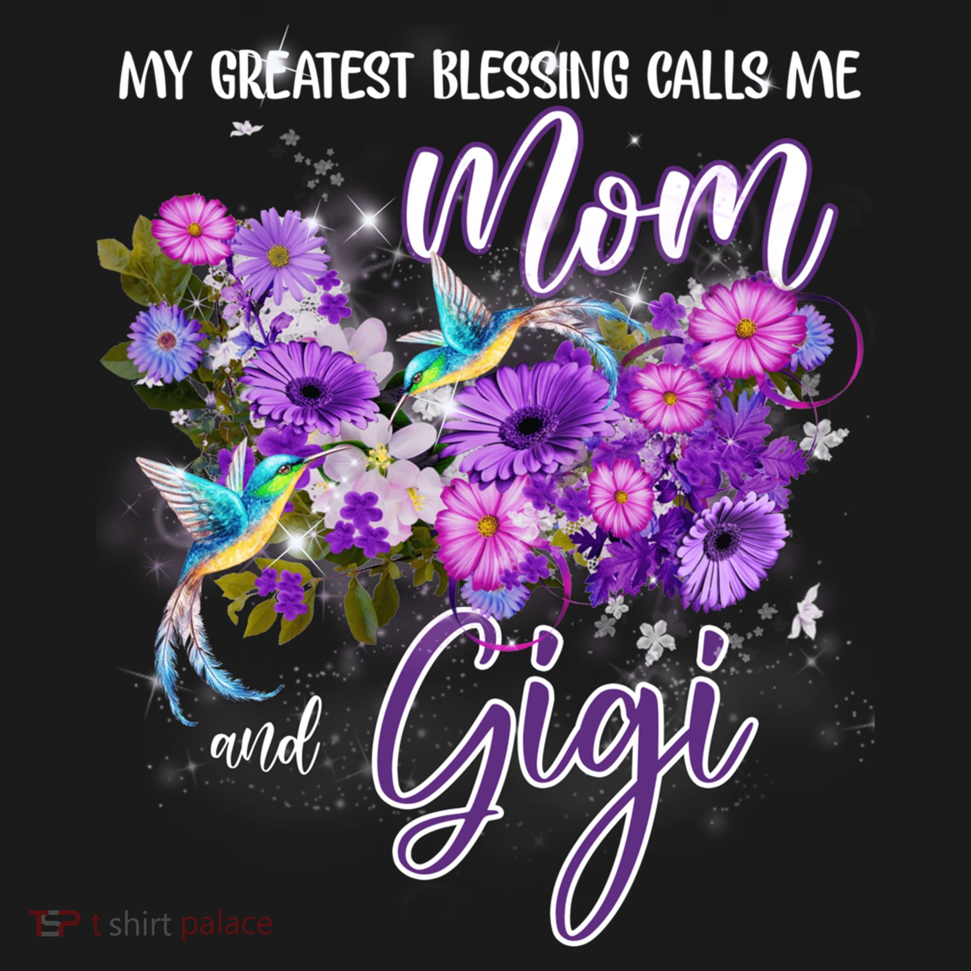 My Greatest Blessing Calls Me Mom And Gigi Hummingbirds Gift Ornament