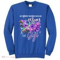 My Greatest Blessing Calls Me Mom And Gigi Hummingbirds Gift Sweatshirt thumb 0