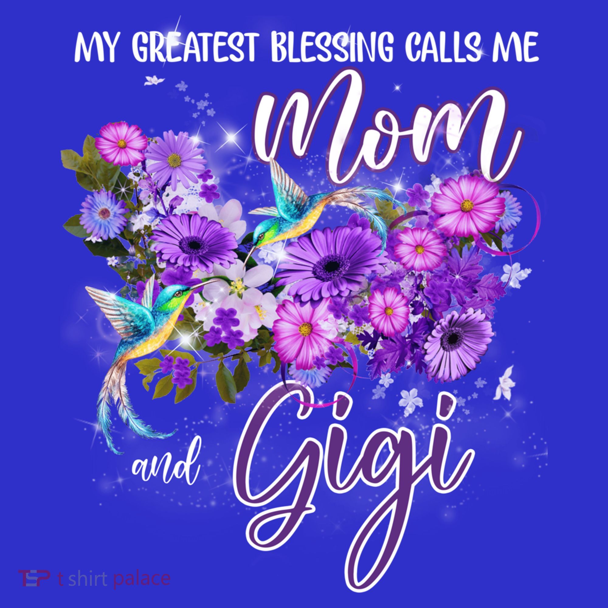 My Greatest Blessing Calls Me Mom And Gigi Hummingbirds Gift Sweatshirt