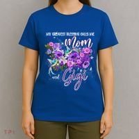 My Greatest Blessing Calls Me Mom And Gigi Hummingbirds Gift T-Shirt thumb 4