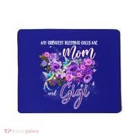 My Greatest Blessing Calls Me Mom And Gigi Hummingbirds Gift Mousepad thumb 0