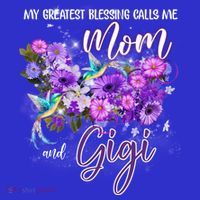 My Greatest Blessing Calls Me Mom And Gigi Hummingbirds Gift Women's Tank Top thumb 5