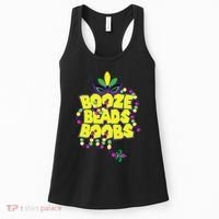 Mardi Gras Booze Beads Boobs Celebration Women's Tank Top thumb 0