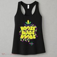 Mardi Gras Booze Beads Boobs Celebration Women's Tank Top thumb 3