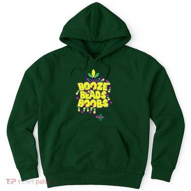 Mardi Gras Booze Beads Boobs Celebration Hoodie