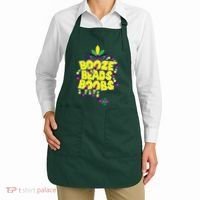 Mardi Gras Booze Beads Boobs Celebration Apron thumb 2