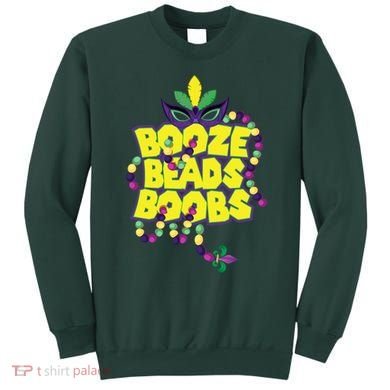 Mardi Gras Booze Beads Boobs Celebration Sweatshirt