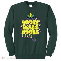 Mardi Gras Booze Beads Boobs Celebration Sweatshirt thumb 0
