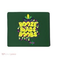 Mardi Gras Booze Beads Boobs Celebration Mousepad thumb 0