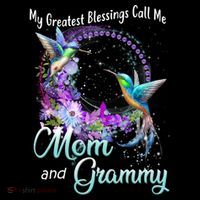 My Greatest Blessings Call Me Mom And Grammy Hummingbird Gift Coffee Mug thumb 5