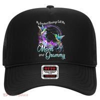 My Greatest Blessings Call Me Mom And Grammy Hummingbird Gift Hat thumb 0