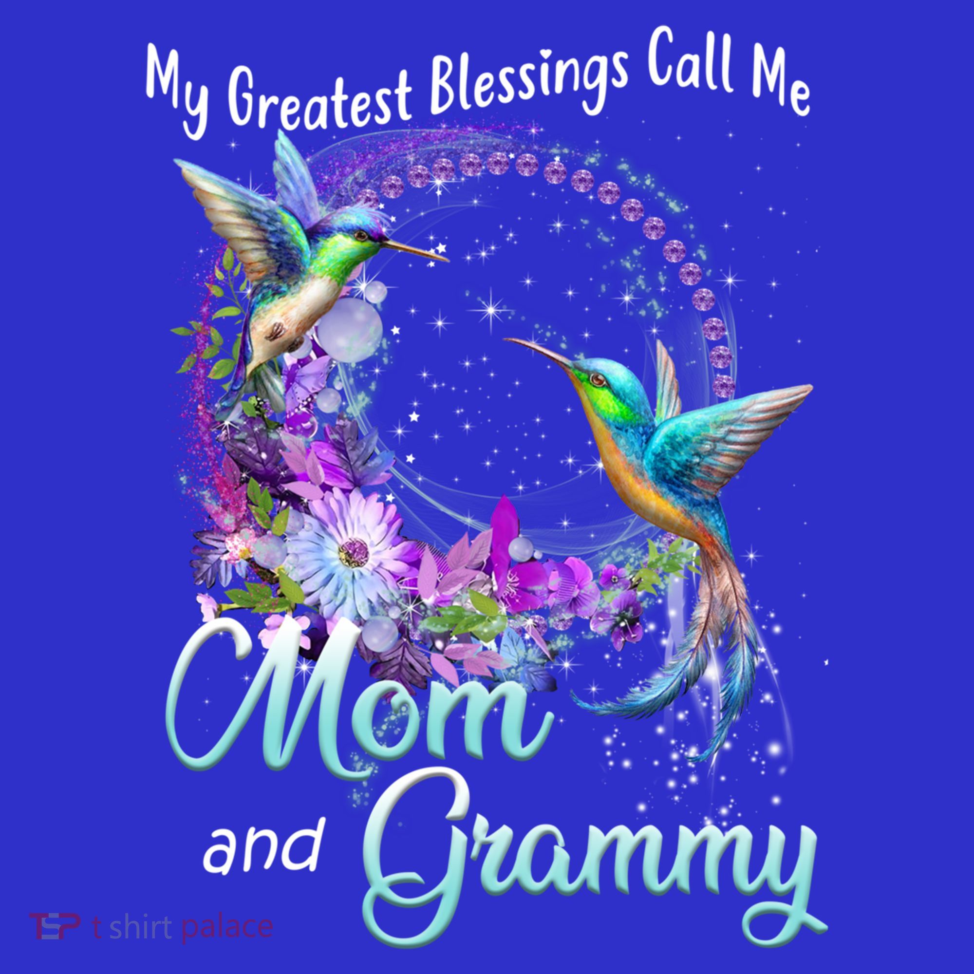 My Greatest Blessings Call Me Mom And Grammy Hummingbird Gift Visor