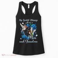 My Greatest Blessing Call Me Mom And Grandma Hummingbird Women's Tank Top thumb 0