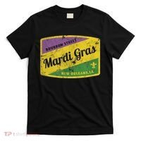 Mardi Gras Bourbon Street & New Orleans Retro Gift T-Shirt thumb 0