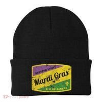 Mardi Gras Bourbon Street & New Orleans Retro Gift Beanie thumb 0