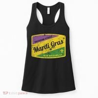 Mardi Gras Bourbon Street & New Orleans Retro Gift Women's Tank Top thumb 0