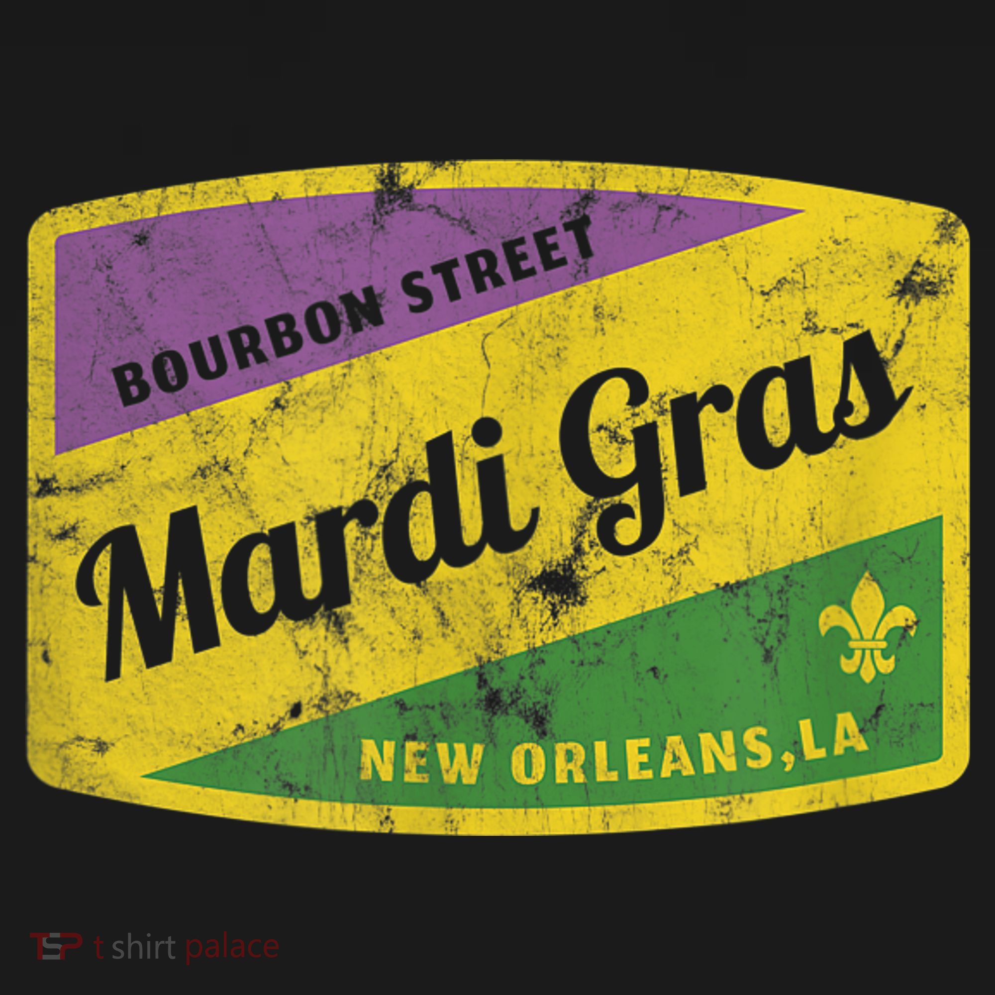 Mardi Gras Bourbon Street & New Orleans Retro Gift Baby Bodysuit