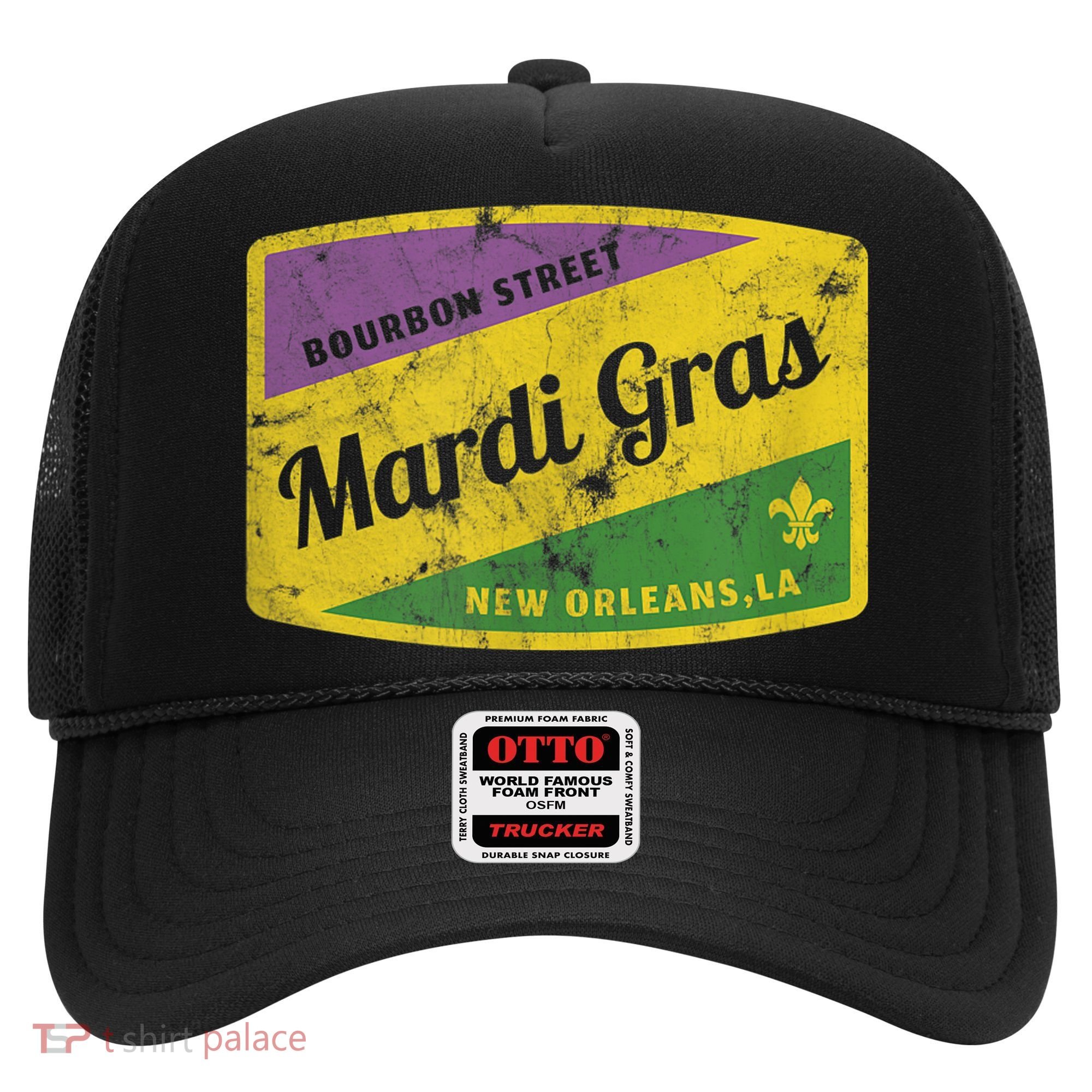 Mardi Gras Bourbon Street & New Orleans Retro Gift Hat
