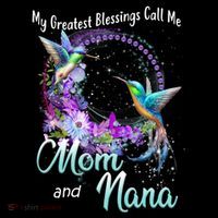 My Greatest Blessings Call Me Mom And Nana Hummingbird Gift Coffee Mug thumb 5