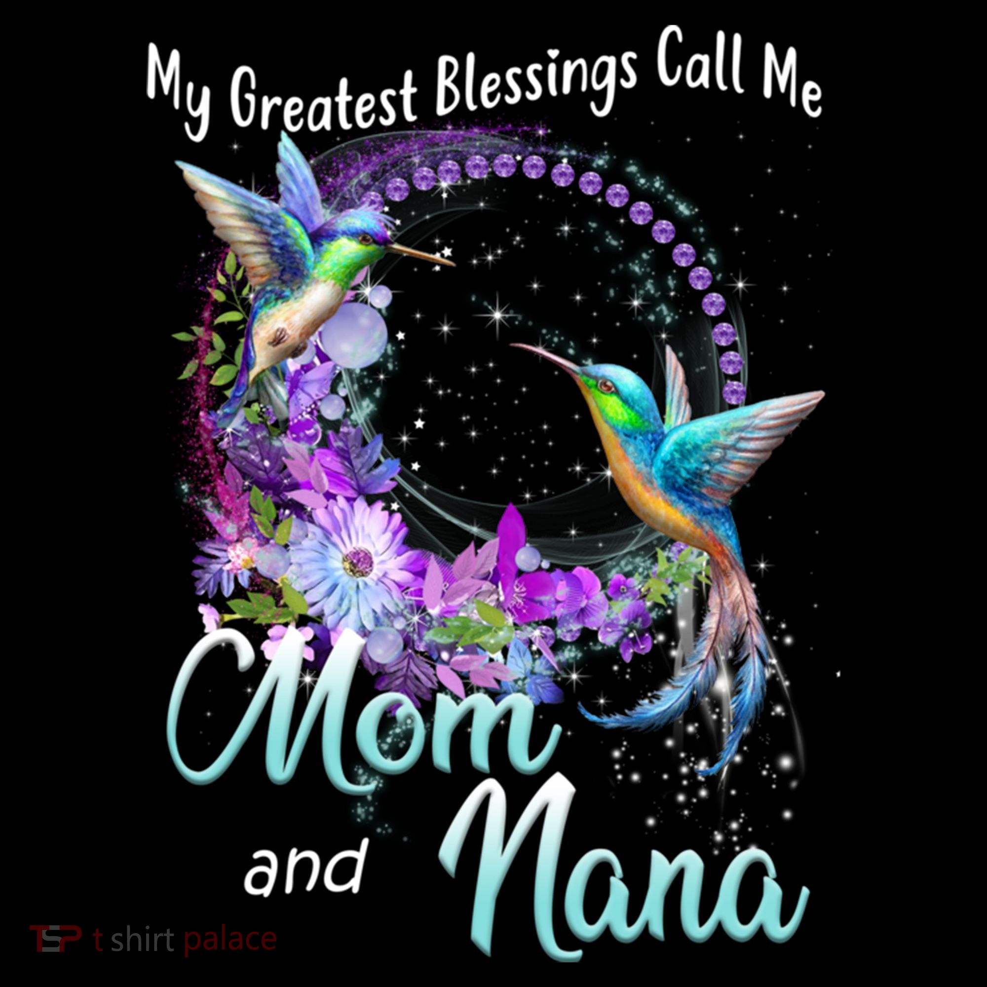 My Greatest Blessings Call Me Mom And Nana Hummingbird Gift Coffee Mug