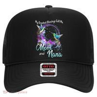 My Greatest Blessings Call Me Mom And Nana Hummingbird Gift Hat thumb 0