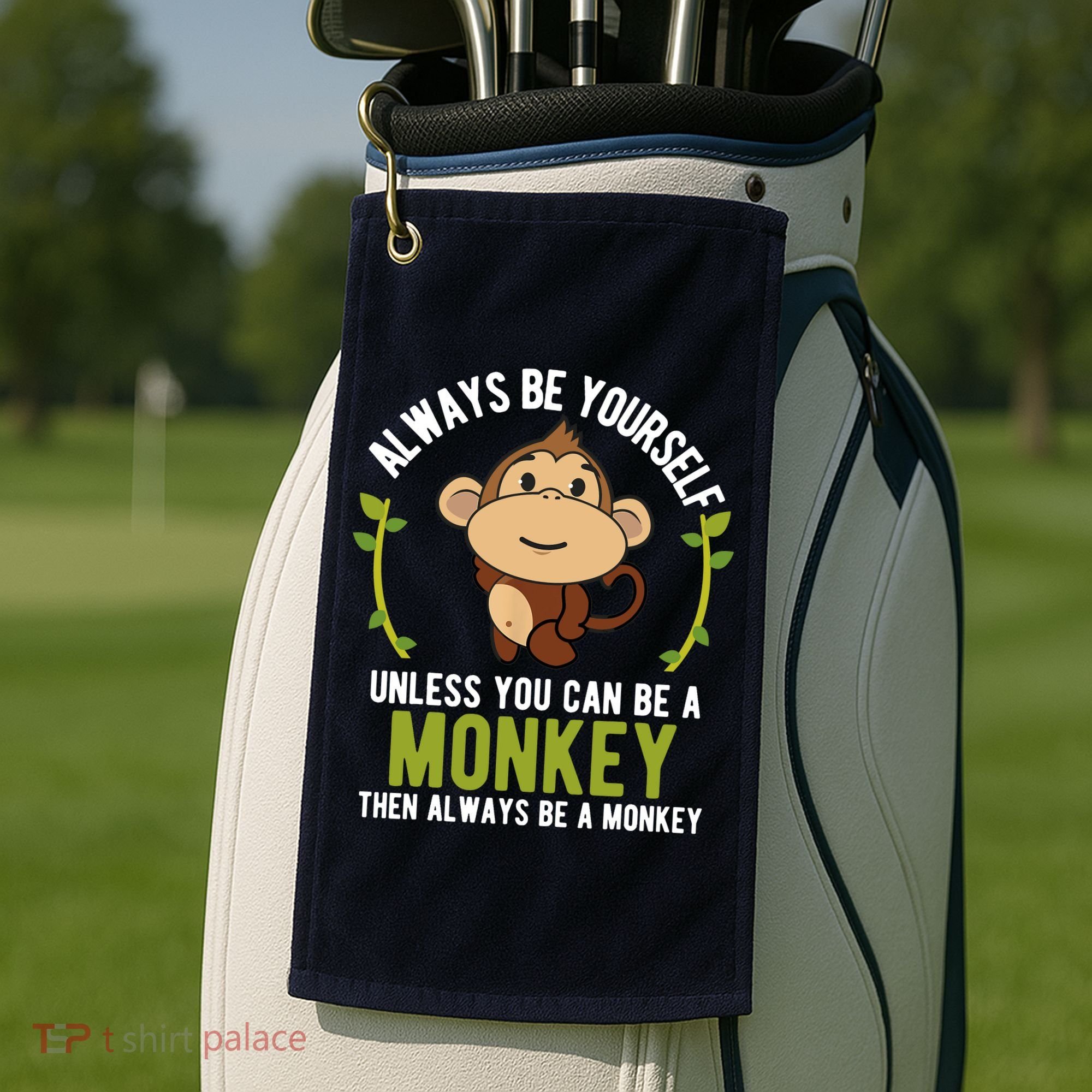 Monkey Gift Be Yourself Unless Be A Monkey Golf Towel