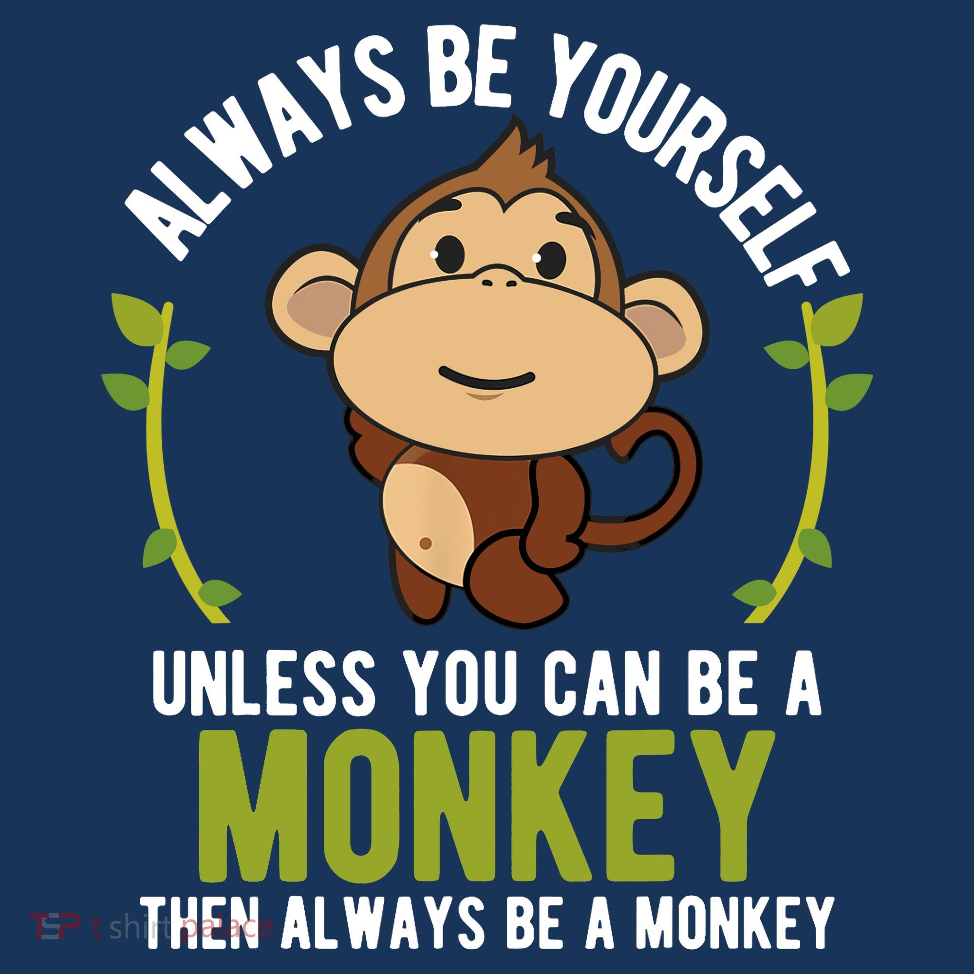 Monkey Gift Be Yourself Unless Be A Monkey Kids Long Sleeve Shirt