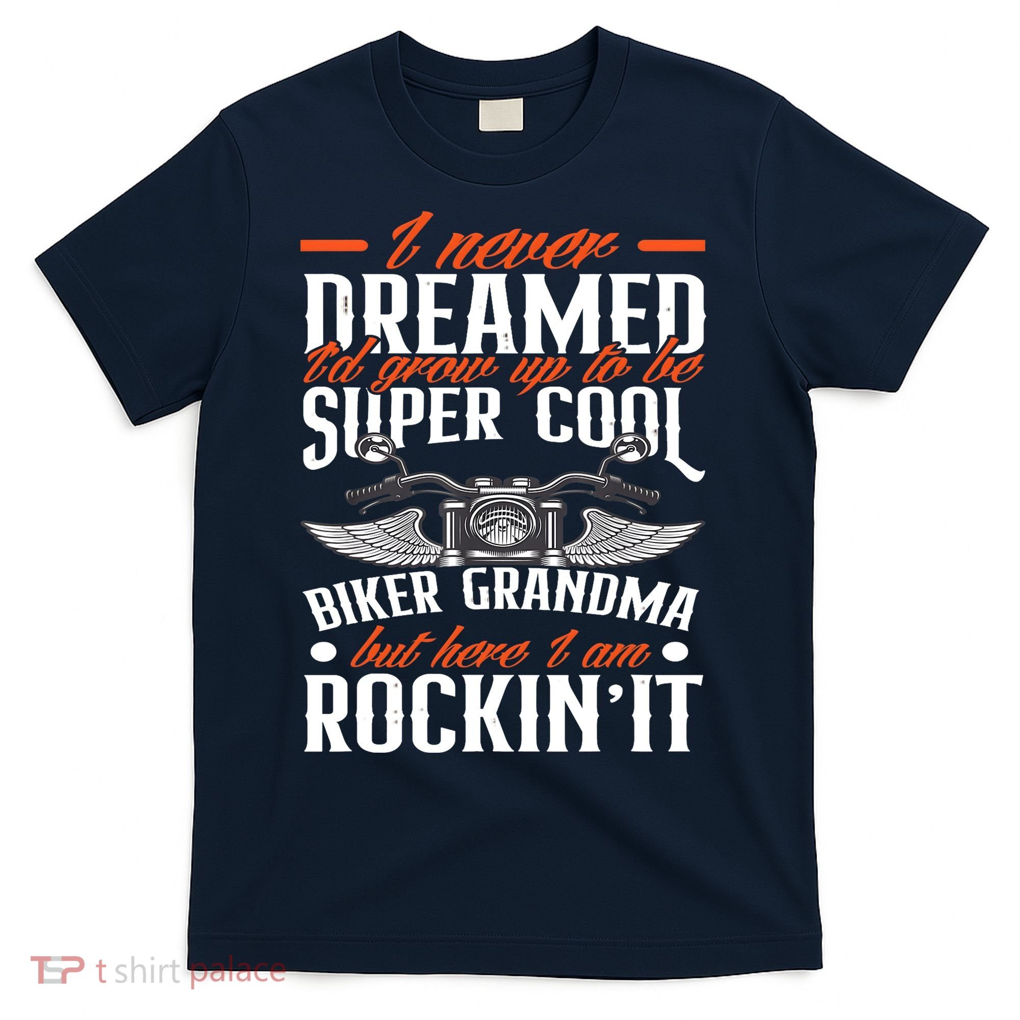 Motorcycle Grandma Biker Grandmother Funny Motorcycle T-Shirt