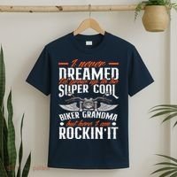 Motorcycle Grandma Biker Grandmother Funny Motorcycle T-Shirt thumb 2