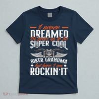 Motorcycle Grandma Biker Grandmother Funny Motorcycle T-Shirt thumb 5
