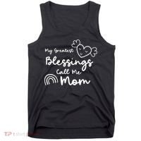 My Greatest Blessing Call Me Mom Cute Gift Tank Top thumb 0