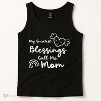 My Greatest Blessing Call Me Mom Cute Gift Tank Top thumb 2