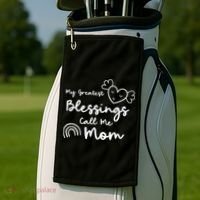 My Greatest Blessing Call Me Mom Cute Gift Golf Towel thumb 2