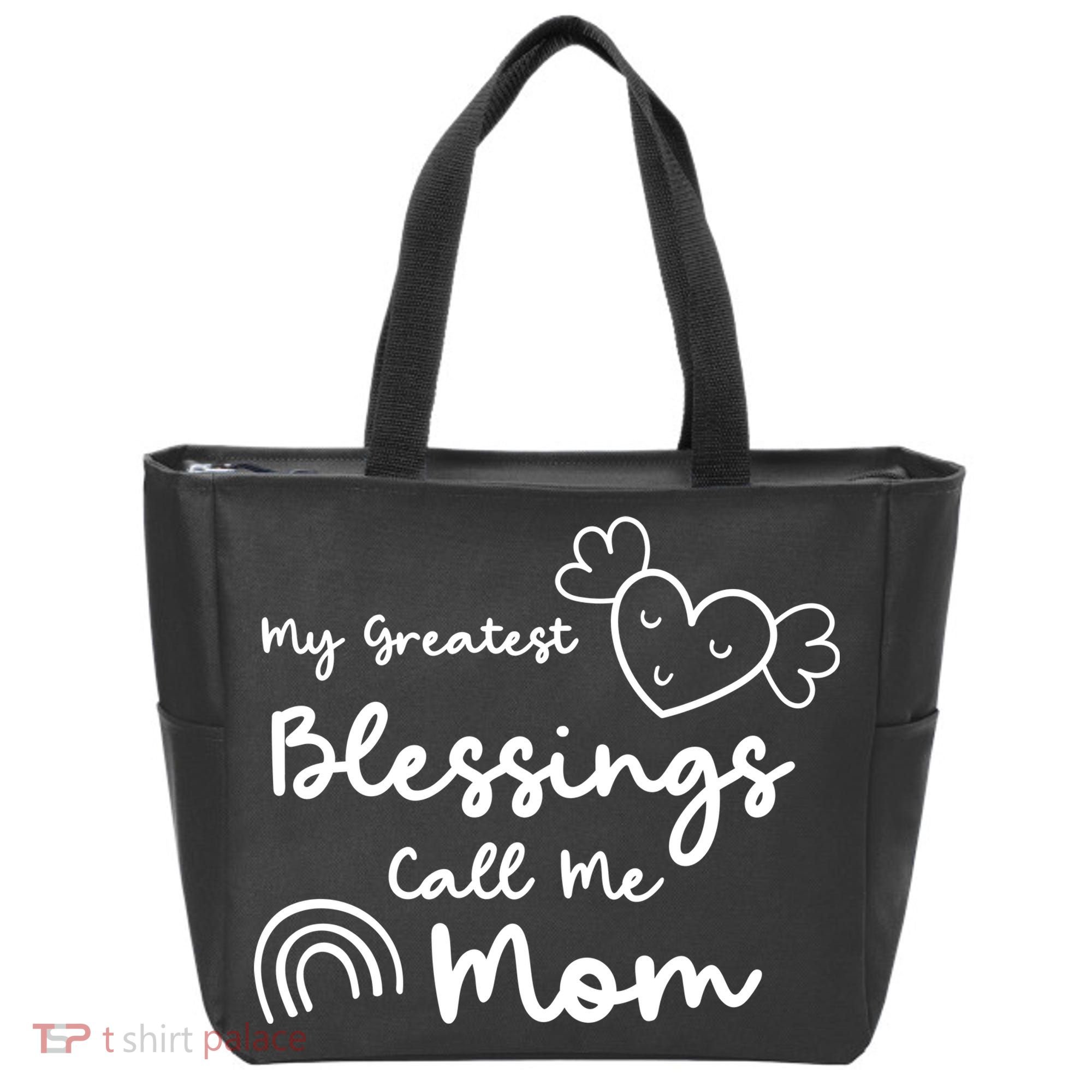 My Greatest Blessing Call Me Mom Cute Gift Tote Bag