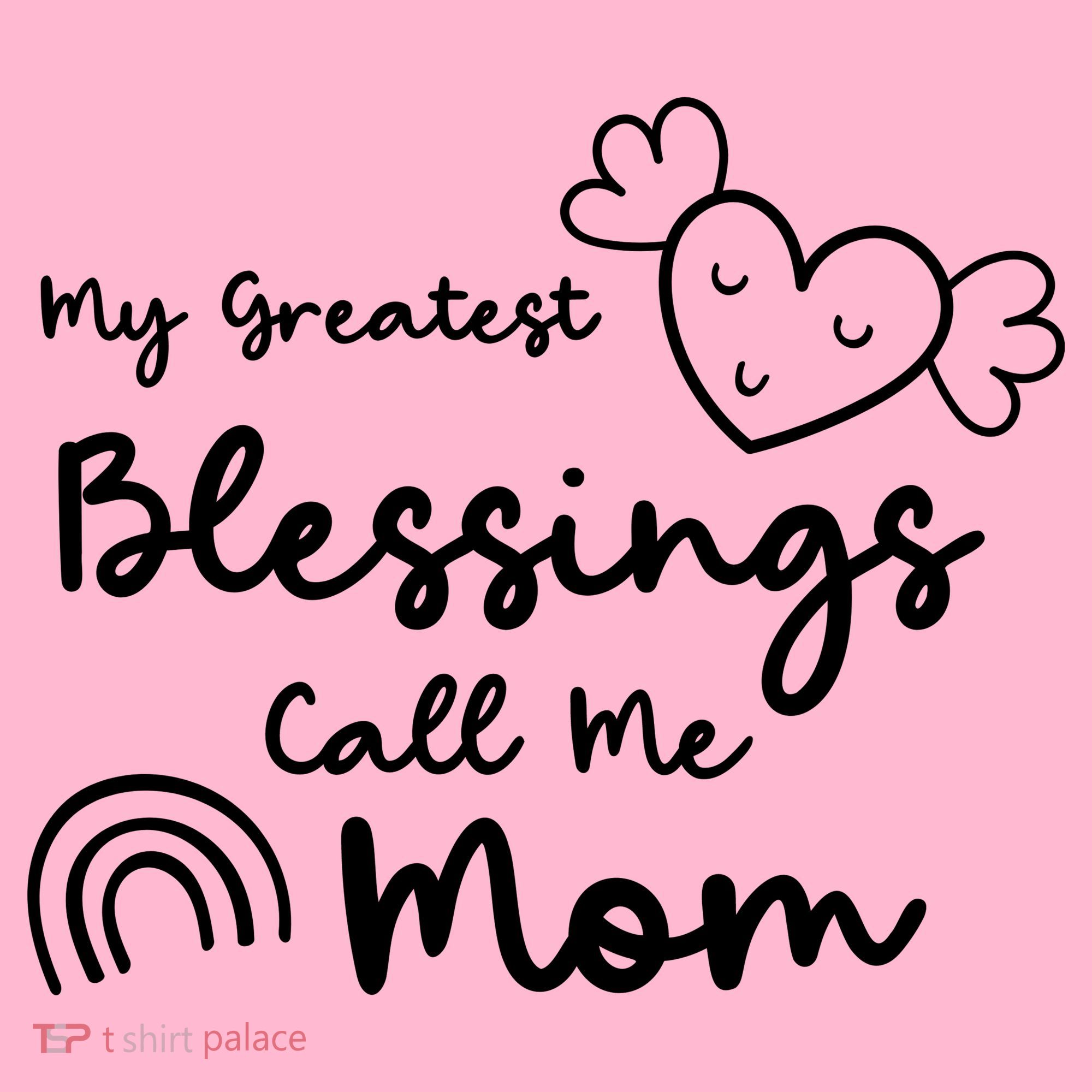 My Greatest Blessing Call Me Mom Cute Gift Mousepad