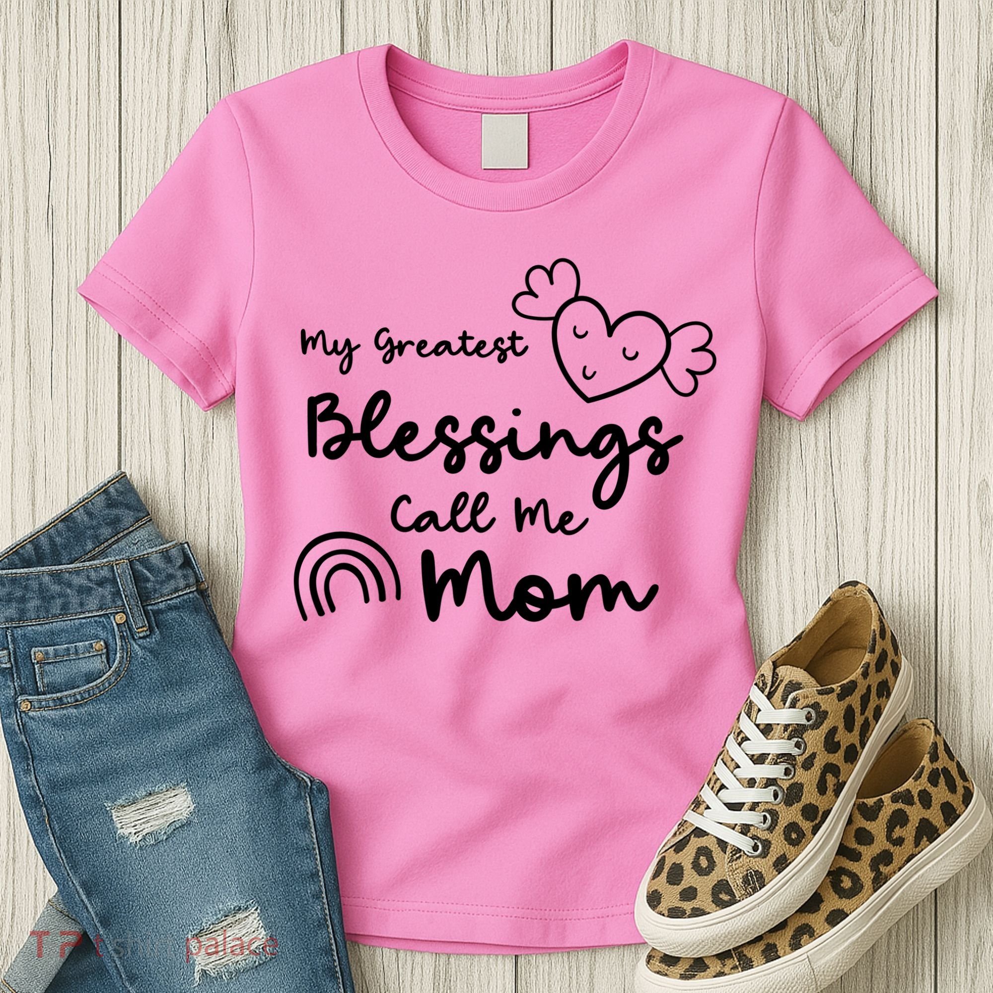My Greatest Blessing Call Me Mom Cute Gift Women's T-Shirt