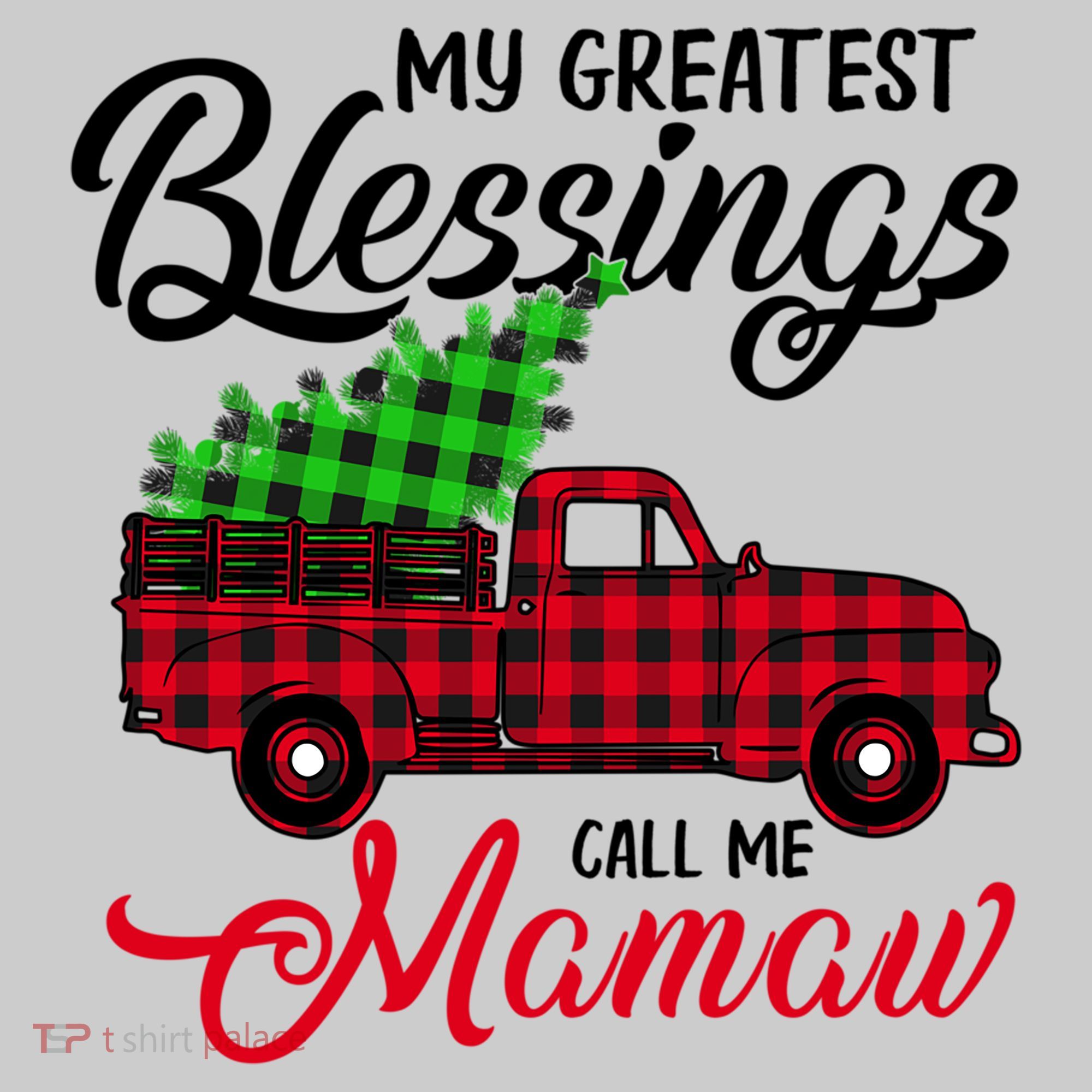 My Greatest Blessings Call Me Mamaw Xmas Funny Gift Christmas Cool Gift Performance Fleece Hoodie