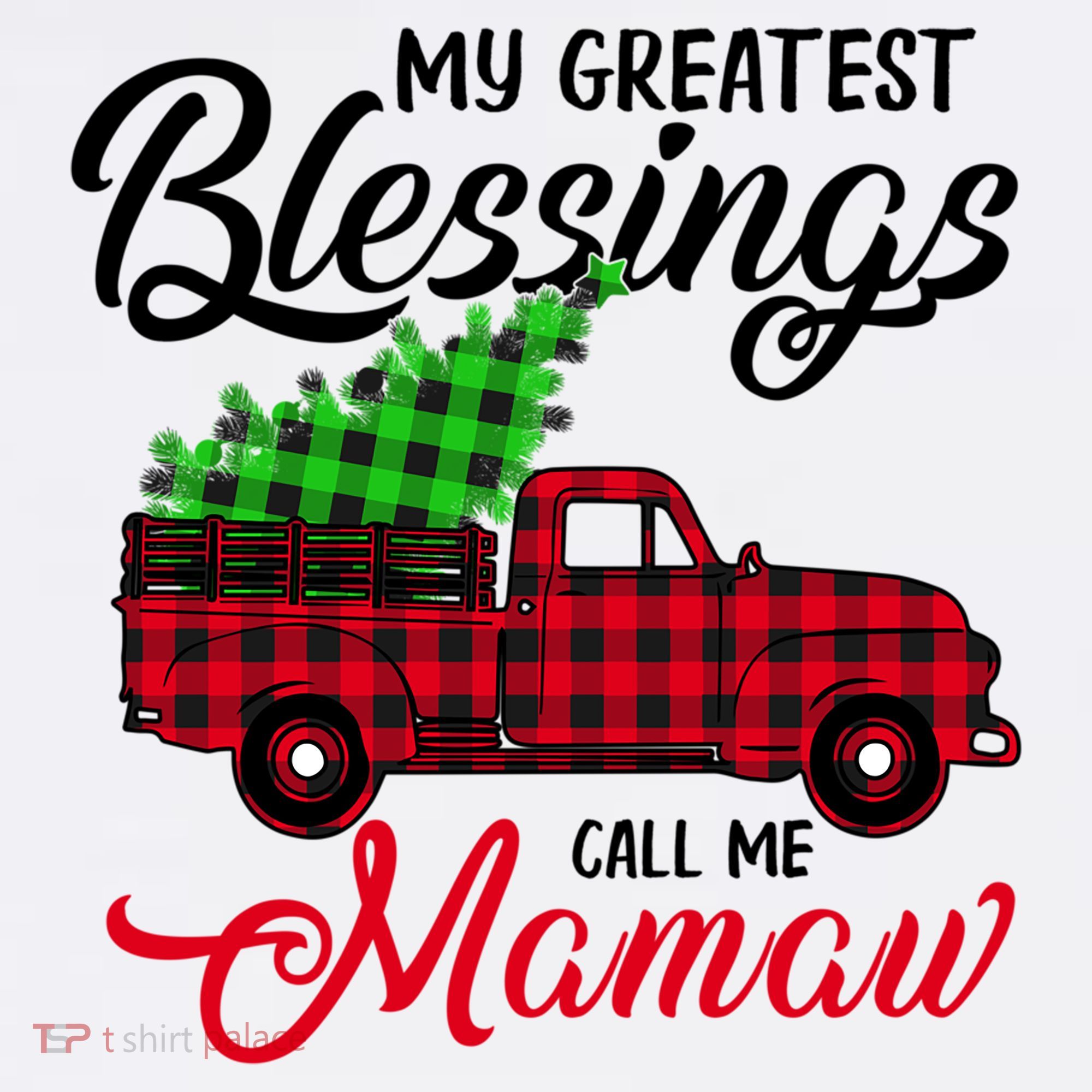 My Greatest Blessings Call Me Mamaw Xmas Funny Gift Christmas Cool Gift Hoodie