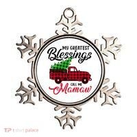 My Greatest Blessings Call Me Mamaw Xmas Funny Gift Christmas Cool Gift Ornament thumb 0