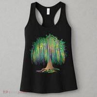 Mardi Gras Beaded Tree Women's Tank Top thumb 3
