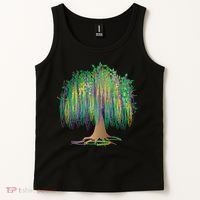 Mardi Gras Beaded Tree Tank Top thumb 2