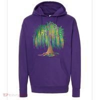 Mardi Gras Beaded Tree Hoodie thumb 0