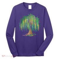 Mardi Gras Beaded Tree Long Sleeve Shirt thumb 0