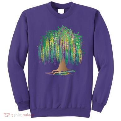 Mardi Gras Beaded Tree Sweatshirt
