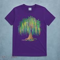 Mardi Gras Beaded Tree T-Shirt thumb 5